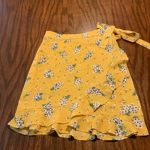 Cute Floral Wrap Skirt 🌼